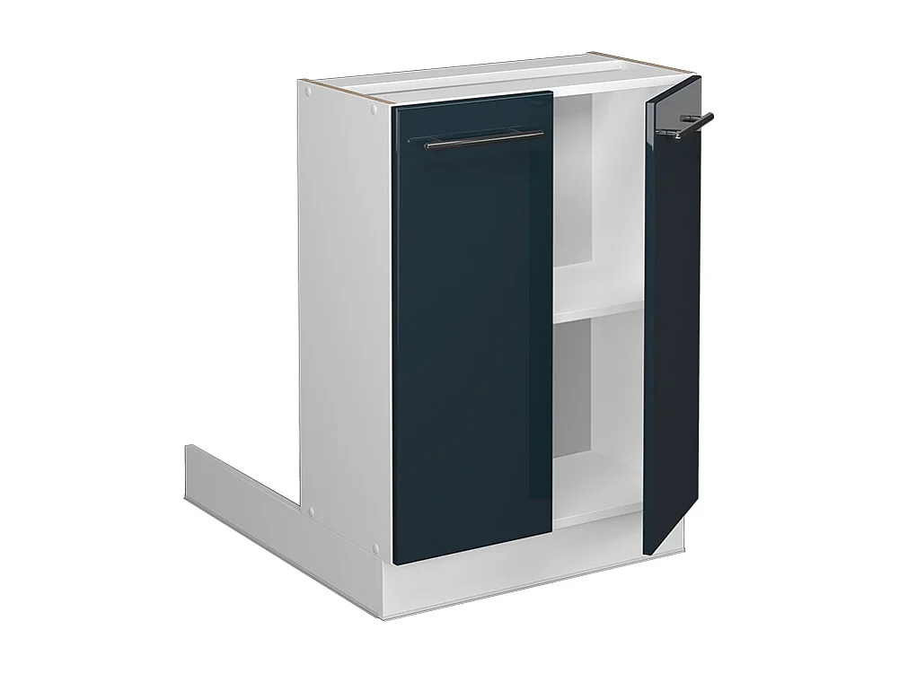 Isola cucina blu scuro lucido 60x30x82 fame-line