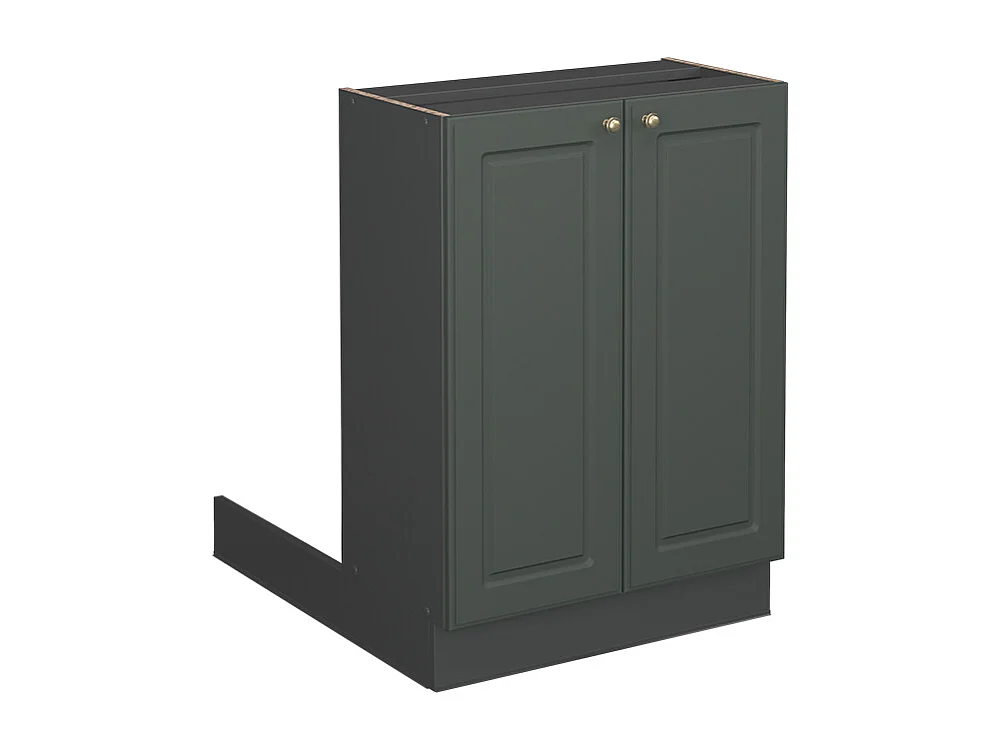 Kücheninsel grün-gold landhaus 60x70x82 fame-line