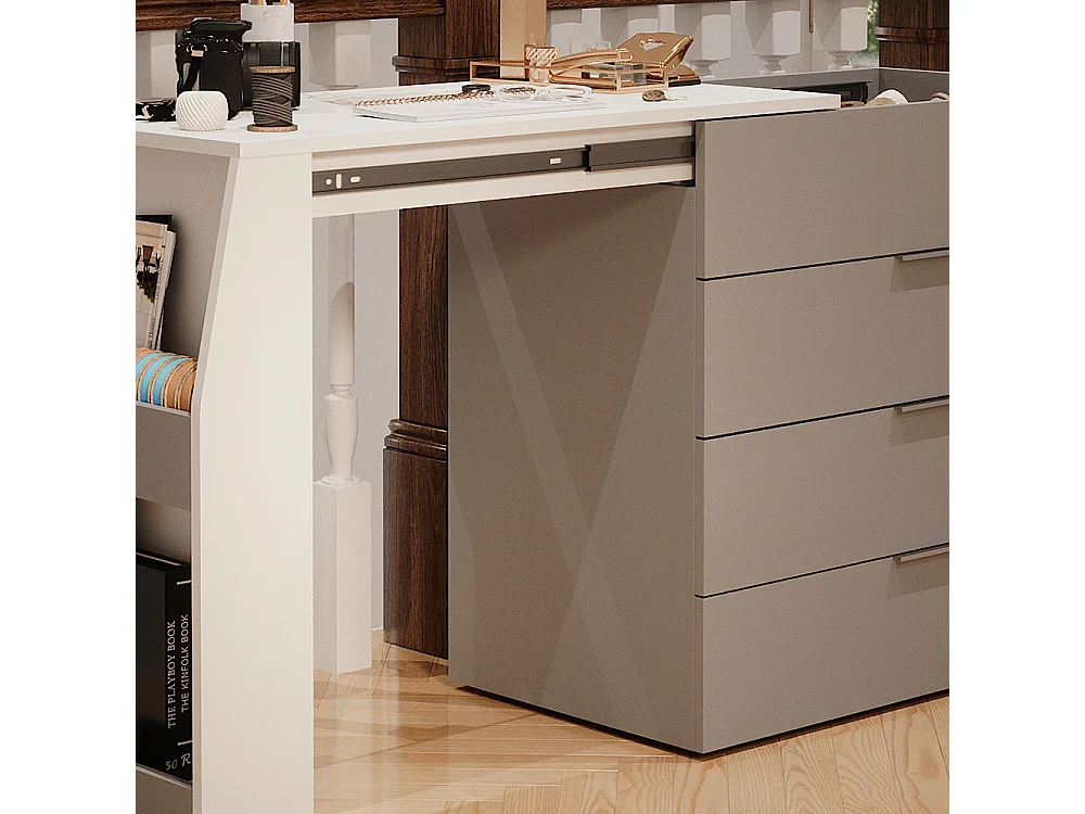 table de bricolage gris 95.5x47x80 iva