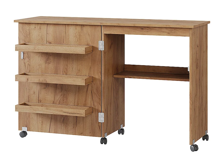 table de couture chêne 118x40x77.5 carmen