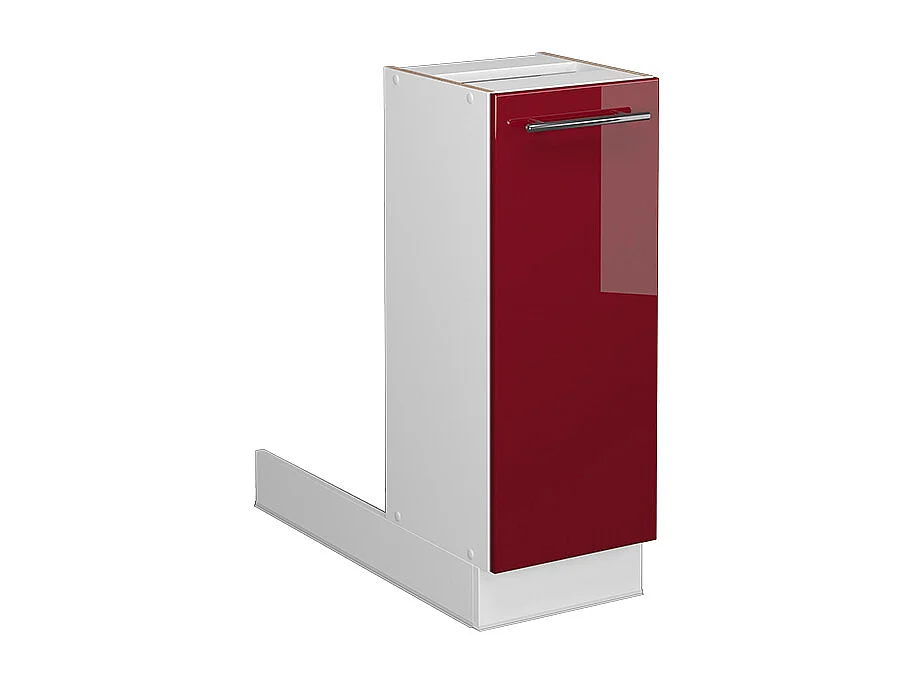 Kücheninsel bordeaux hochglanz 30x70x82 fame-line