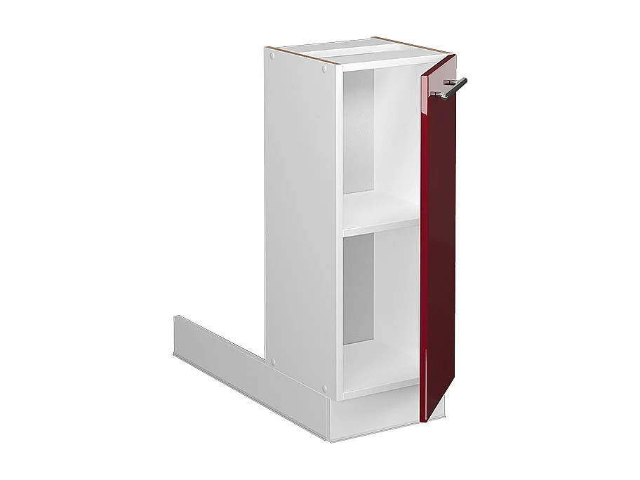 Kücheninsel bordeaux hochglanz 30x70x82 fame-line