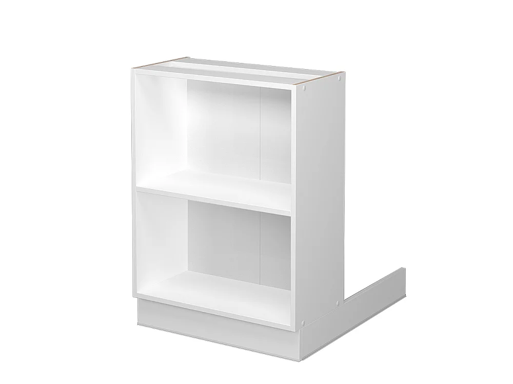 Armário de cozinha com ilha branco 60x30x82 fame-line