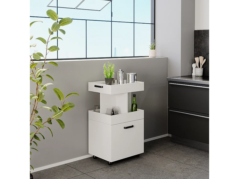 Rollcontainer weiß 50x41x88.6 kamber