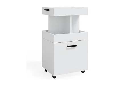 Caisson à roulettes blanc 50x41x88.6 kamber