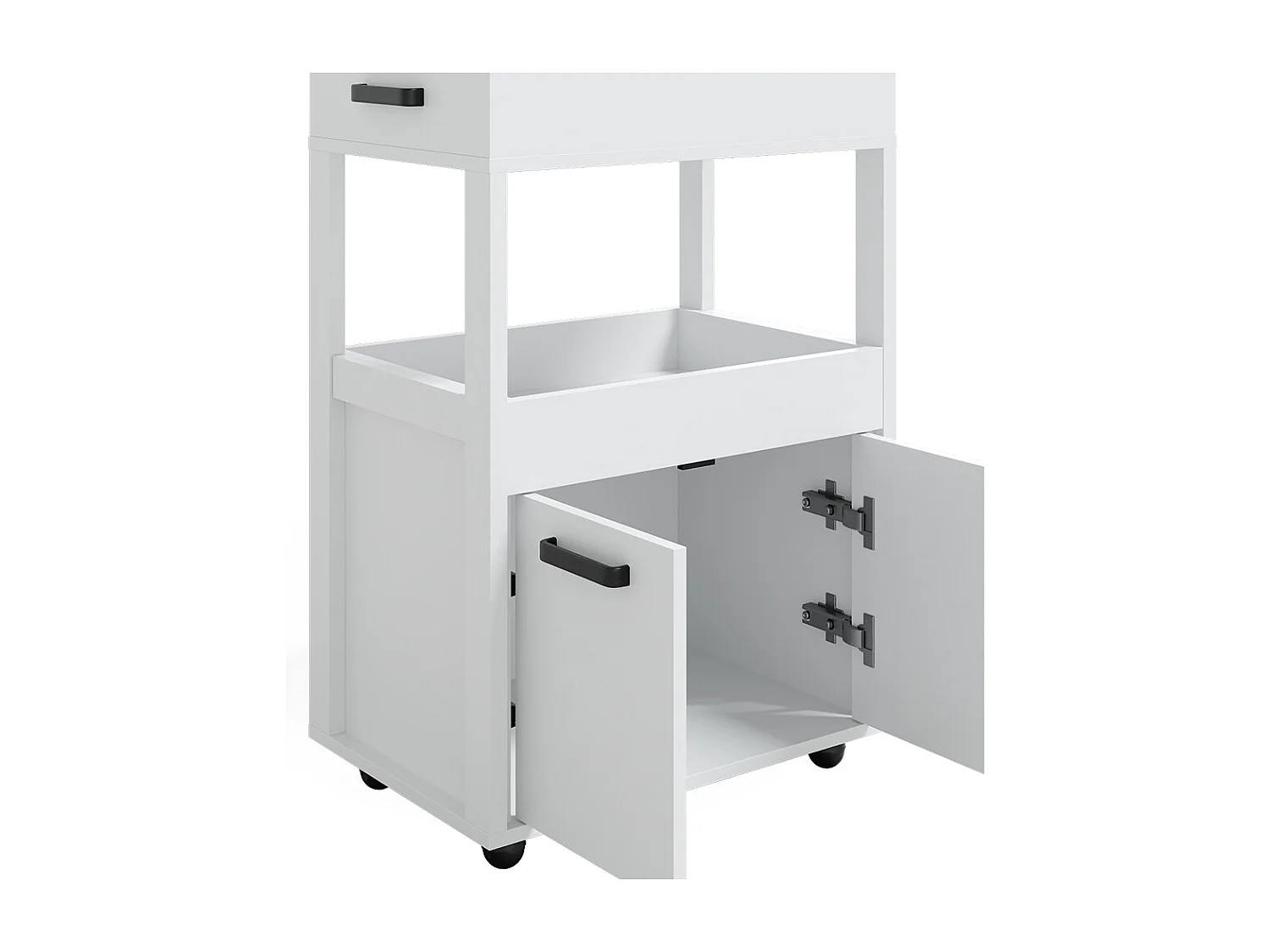 Rollcontainer weiß 60x40.2x88.7 simon