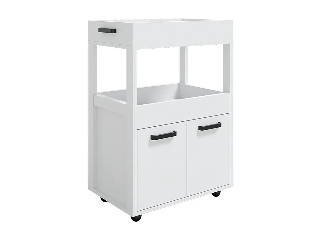 Caisson à roulettes blanc 60x40.2x88.7 simon