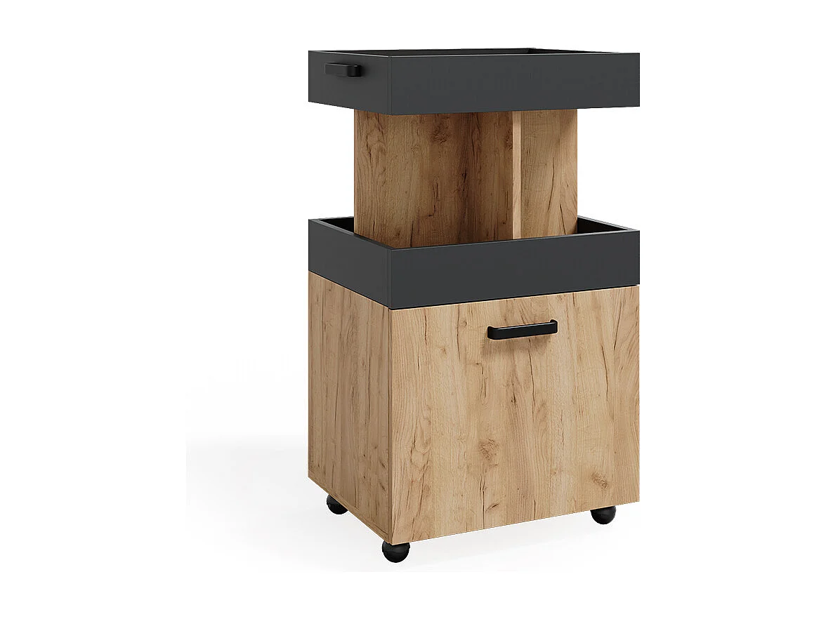 Rollcontainer goldkraft eiche 50x41x88.6