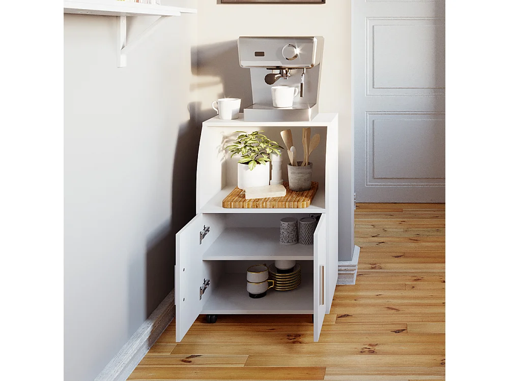 Rollcontainer weiß 55x38.4x83.8 elio