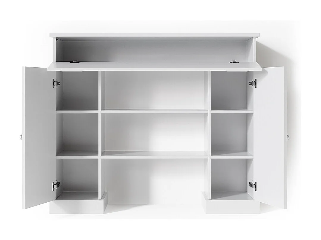 Obudowa kominka biały 119.5x27.3x103