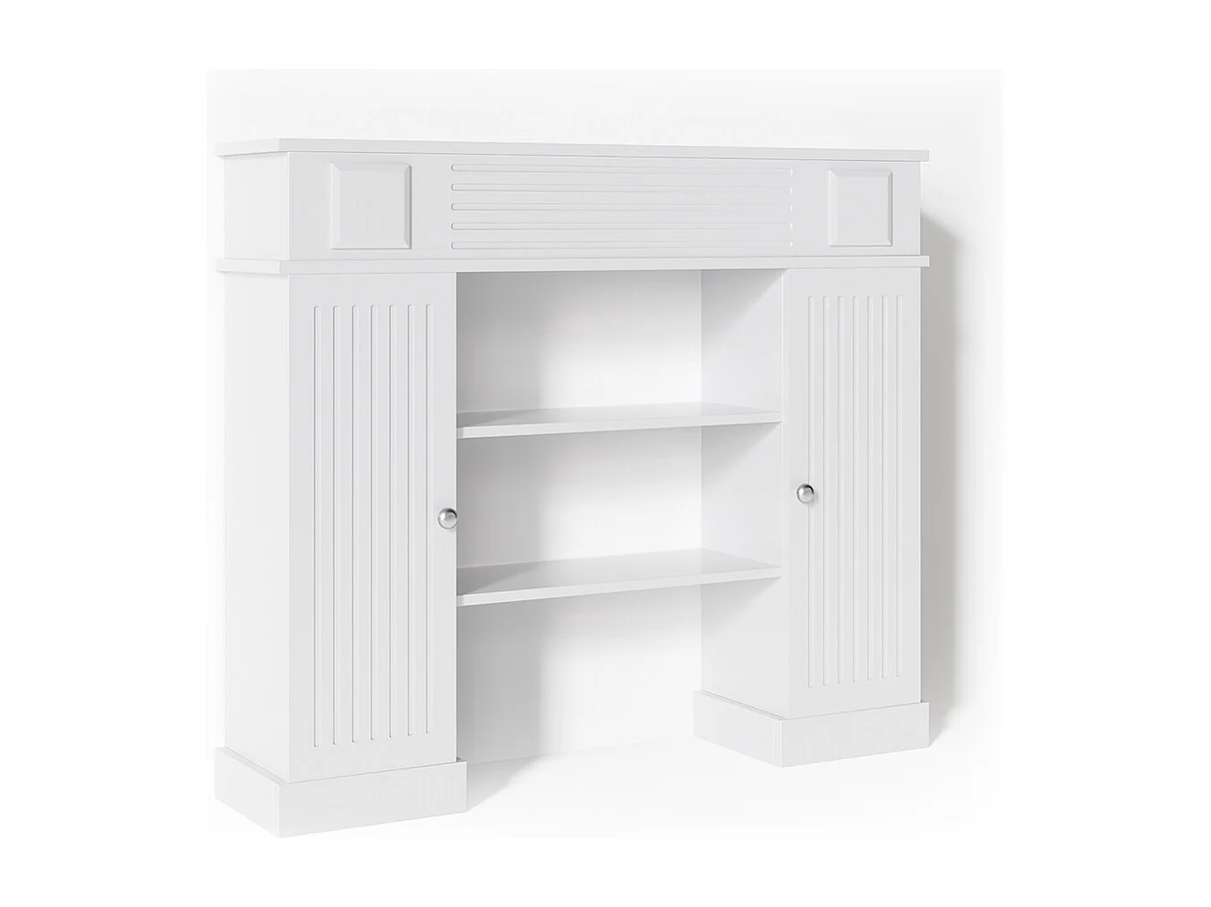 Entourage de cheminée blanc 119.5x27.3x103