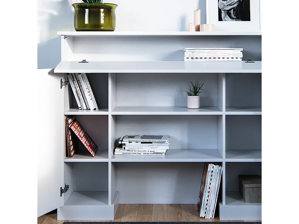 Entourage de cheminée blanc 119.5x27.3x103