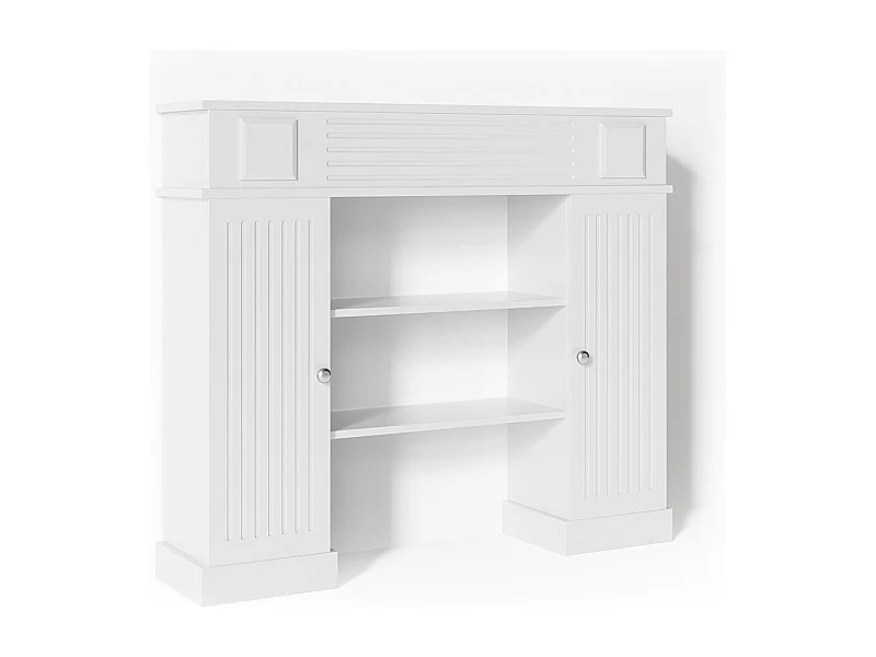 Entourage de cheminée blanc 119.5x27.3x103