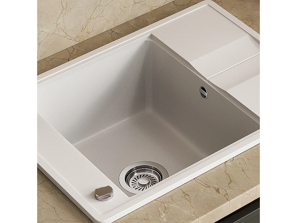 Evier blanc 67x50x20 osaka