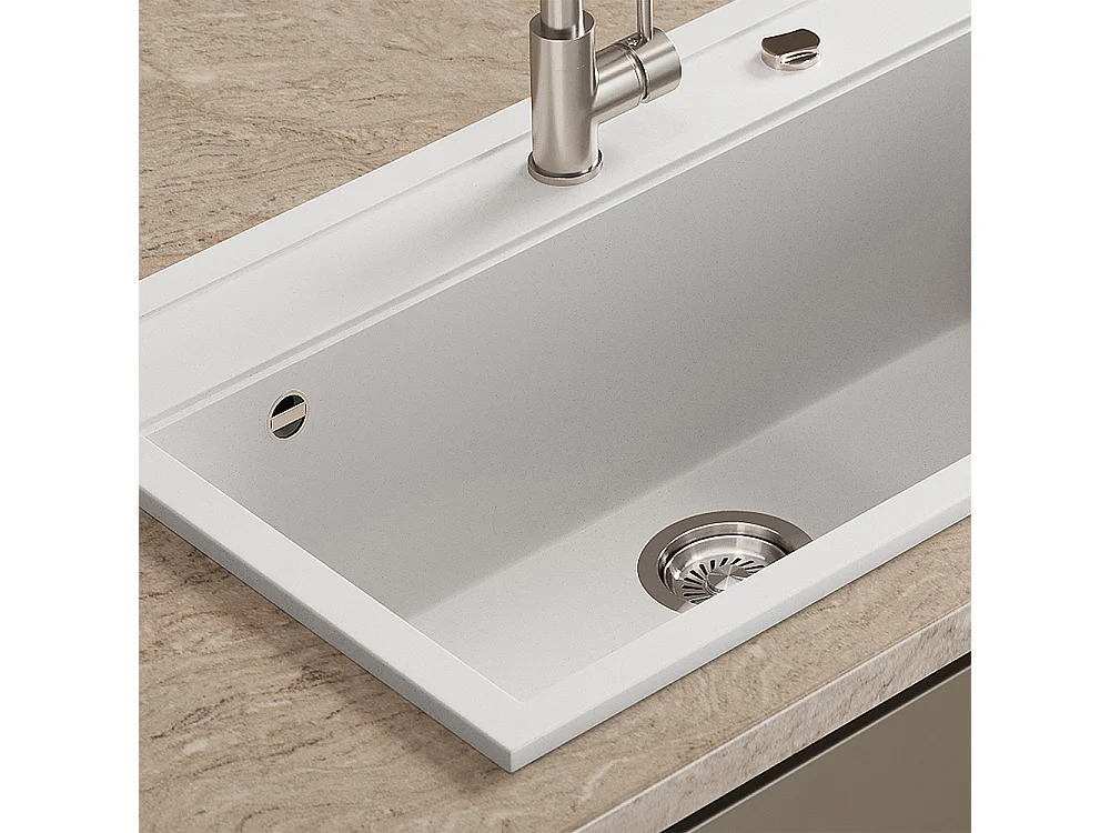 Evier blanc 80x51x20 sydney