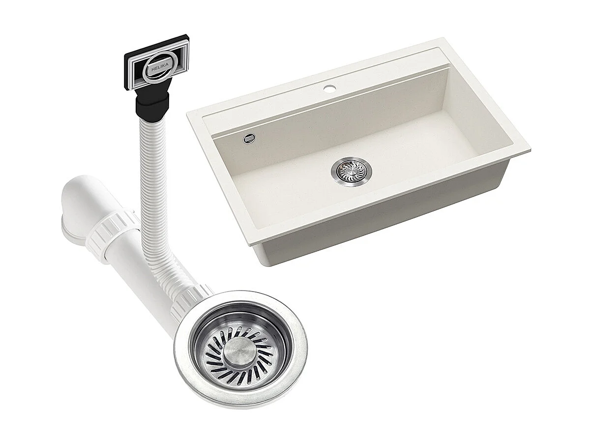 Evier blanc 80x51x20 sydney