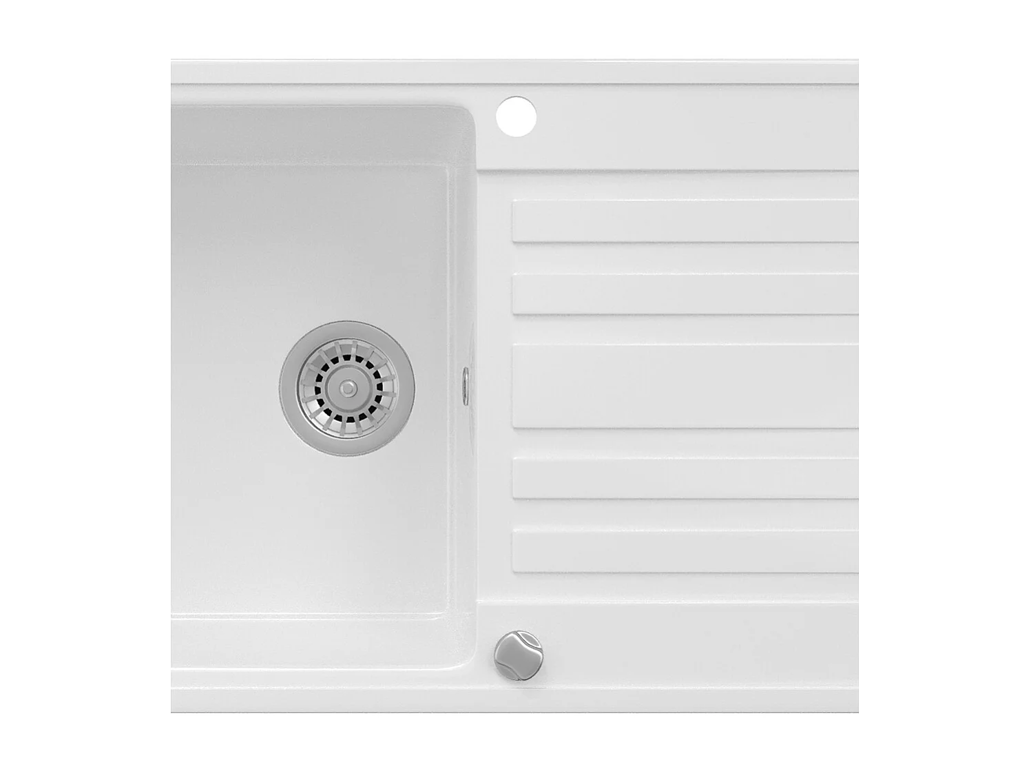 Spülbecken weiß 76.5x46x19 valencia