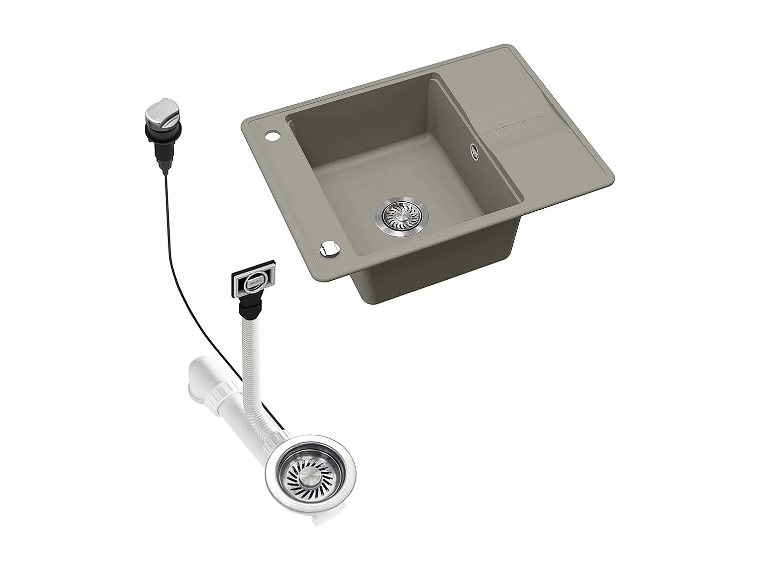 Evier béton 67x50x20 osaka