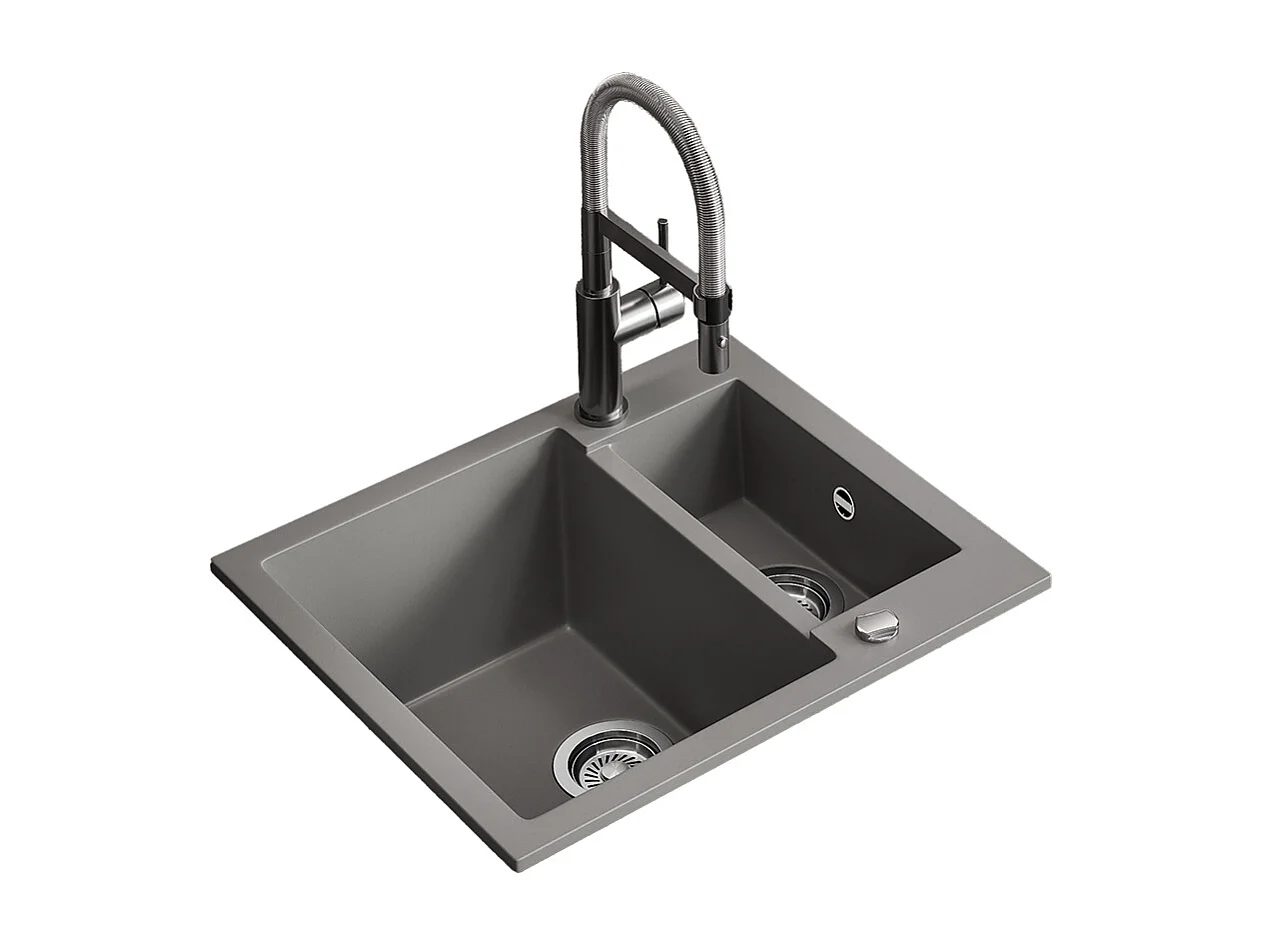 Spülbecken beton 58x50x28 prag