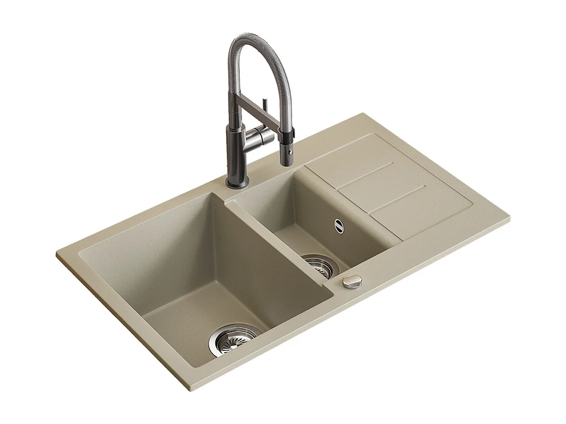 Evier beige 80x50x20 seattle