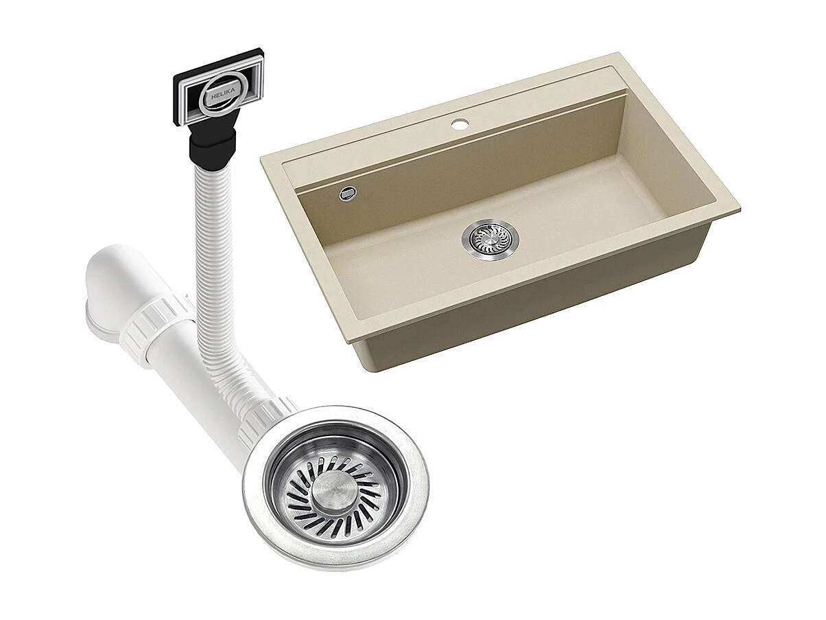 Spülbecken beige 80x51x20 sydney