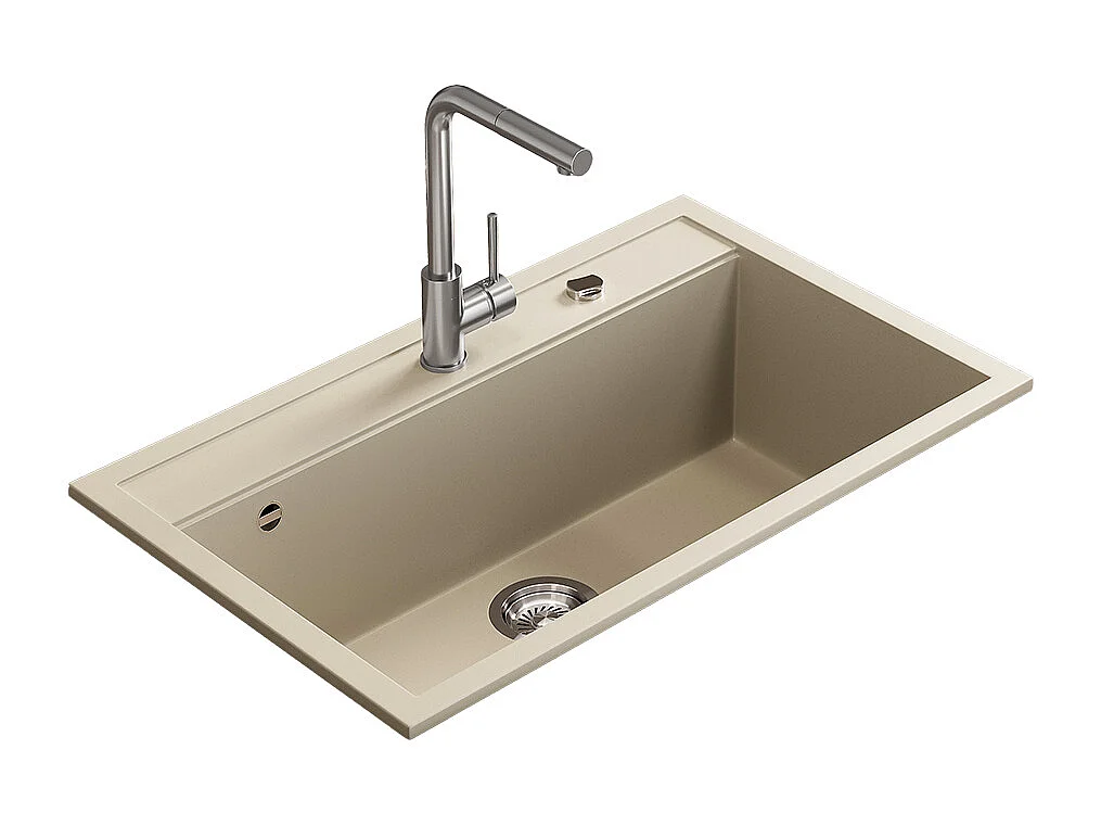 Spülbecken beige 80x51x20 sydney