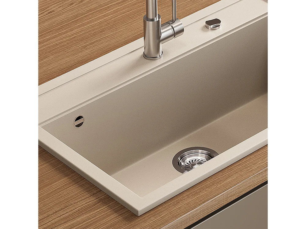 Evier beige 80x51x20 sydney