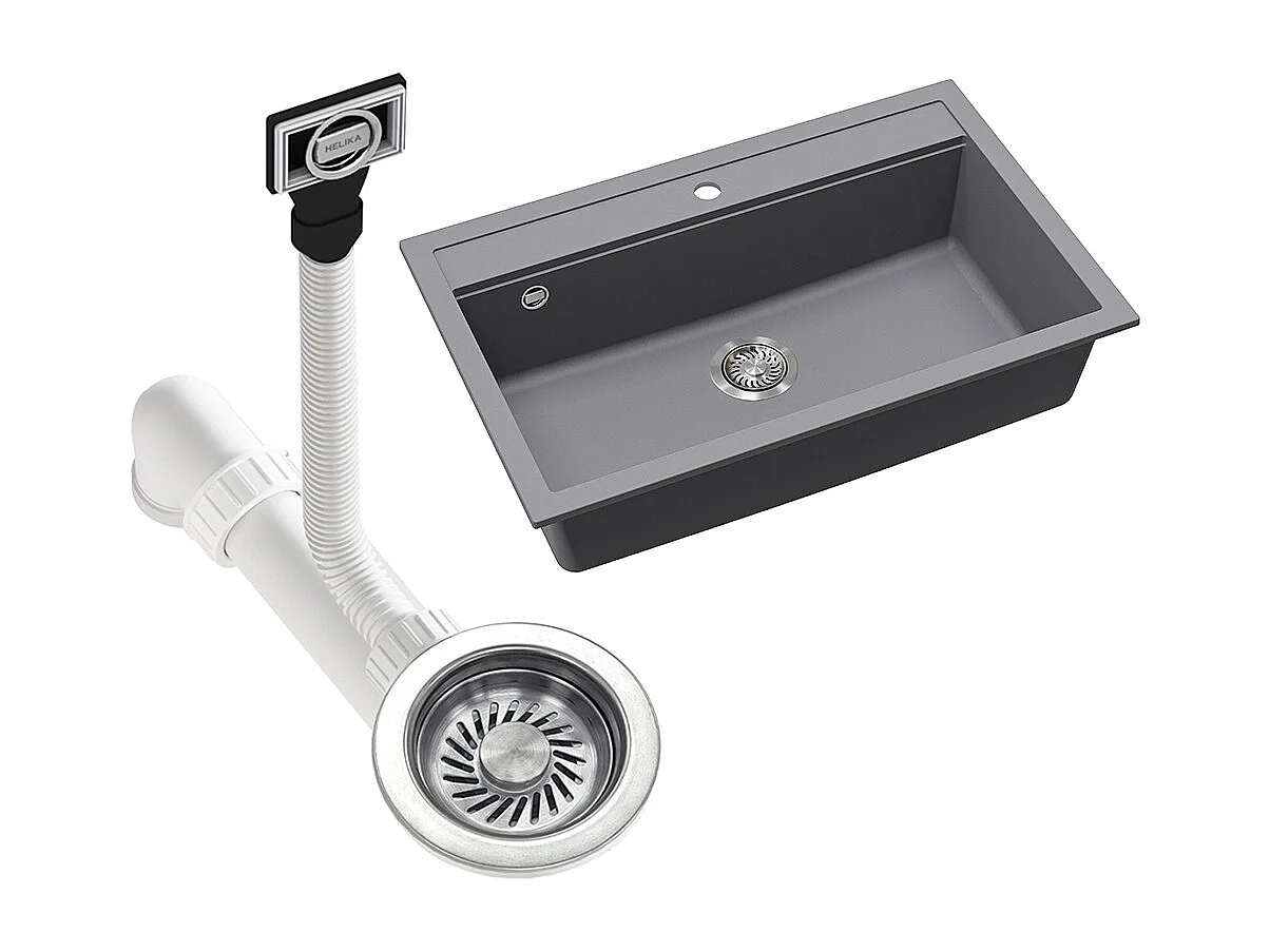 Evier gris 80x51x20 sydney