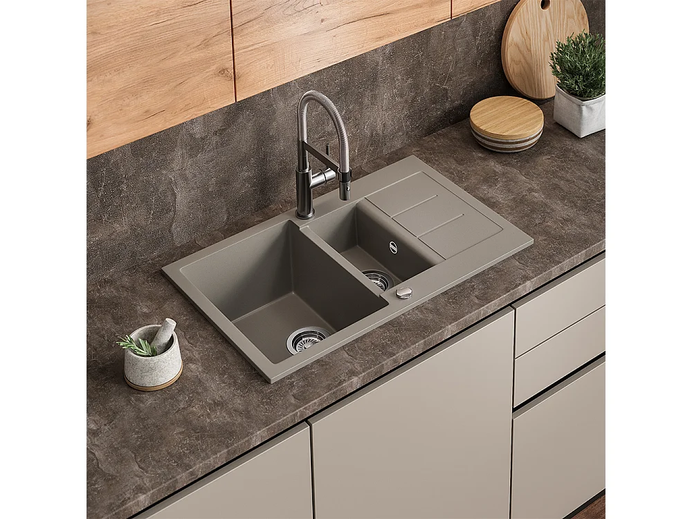 Spülbecken beton 80x50x20 seattle