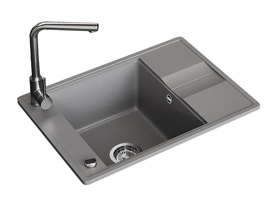 Spülbecken grau 67x50x20 osaka