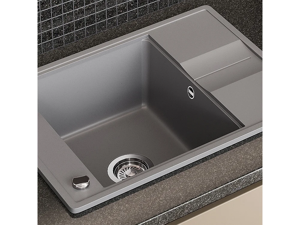 Evier gris 67x50x20 osaka