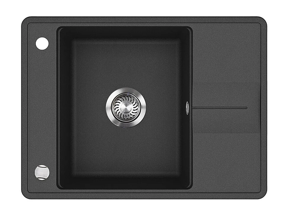 Spülbecken schwarz 67x50x20 osaka