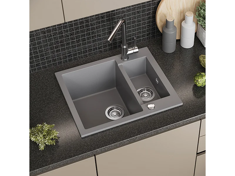 Lavello grigio 58x50x28 prag