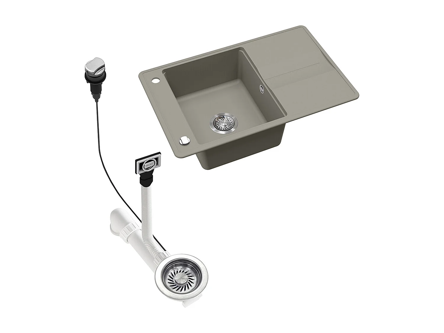 Evier béton 78x50x20 kyoto