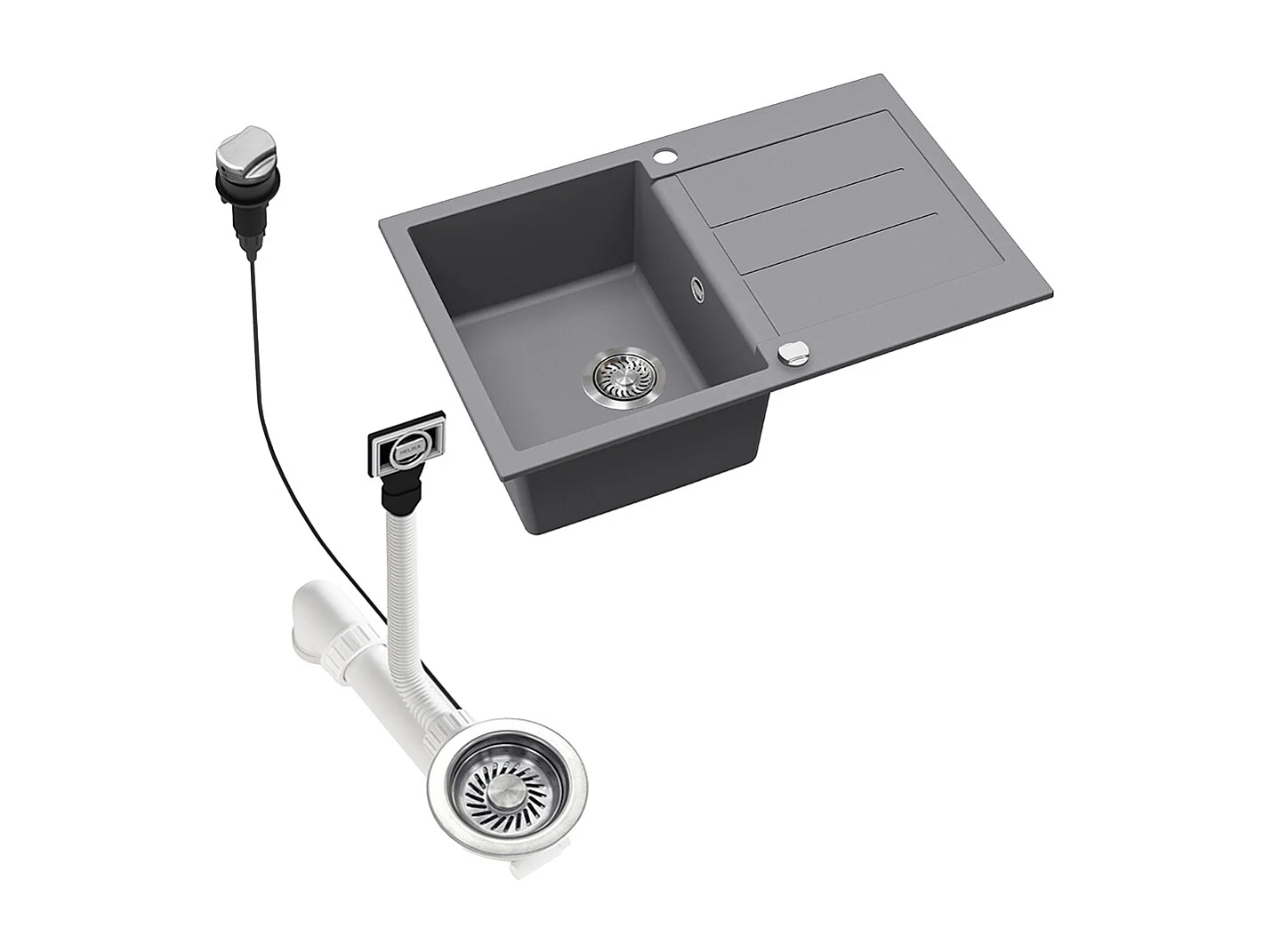 Spülbecken grau 78x50x20 kapstadt