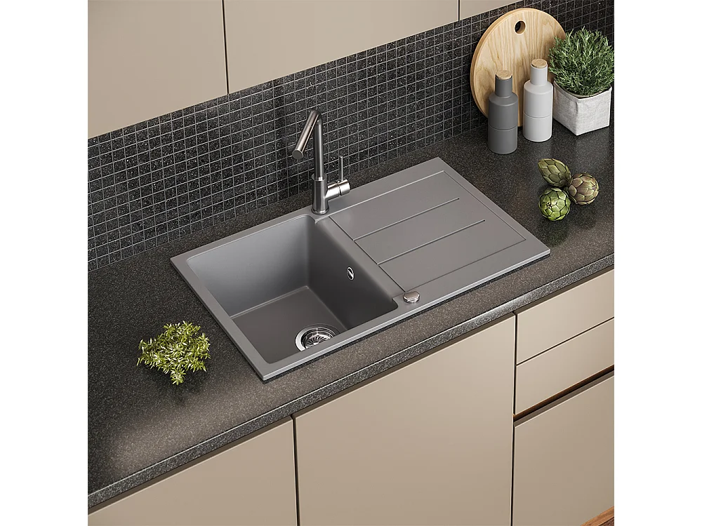 Evier gris 78x50x20 kapstadt