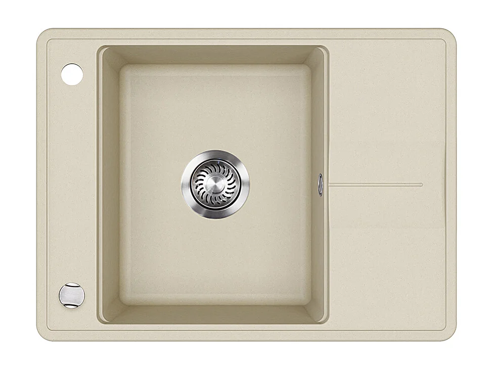 Spülbecken beige 67x50x20 osaka