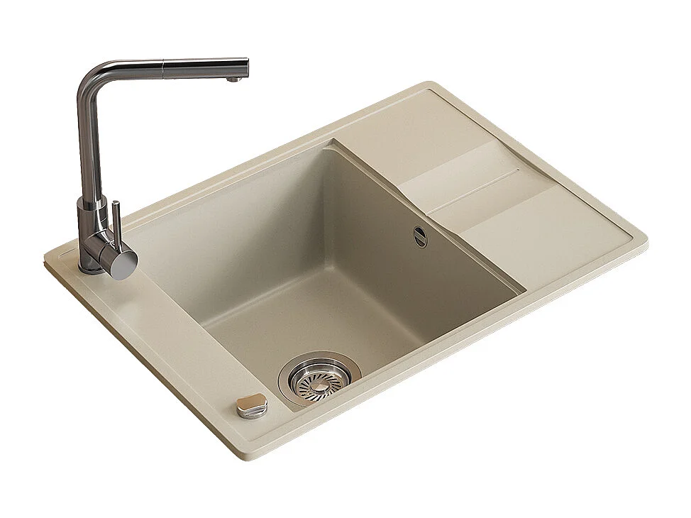 Evier beige 67x50x20 osaka