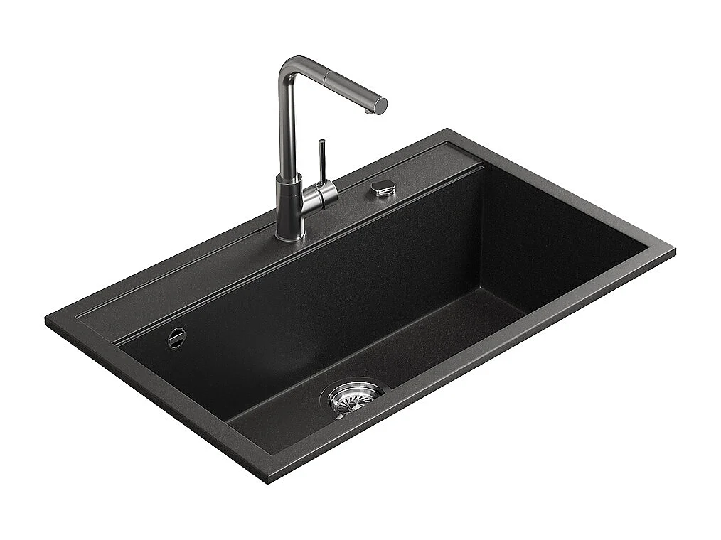 Evier noir 80x51x20 sydney