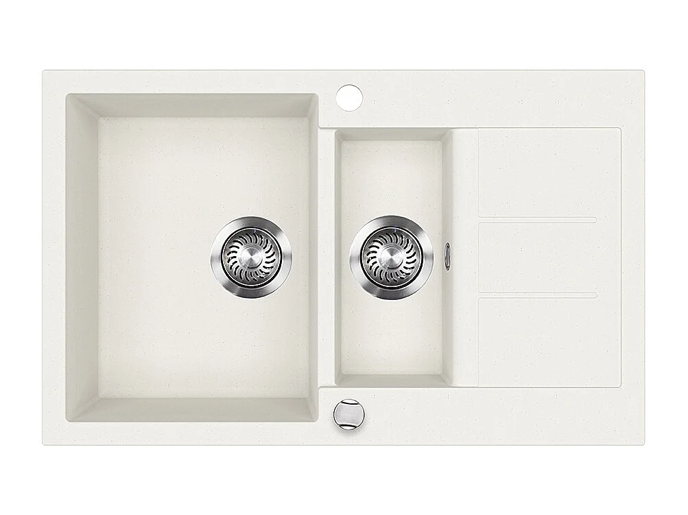 Evier blanc 80x50x20 seattle