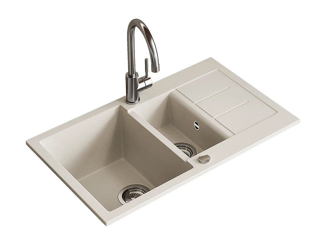 Evier blanc 80x50x20 seattle