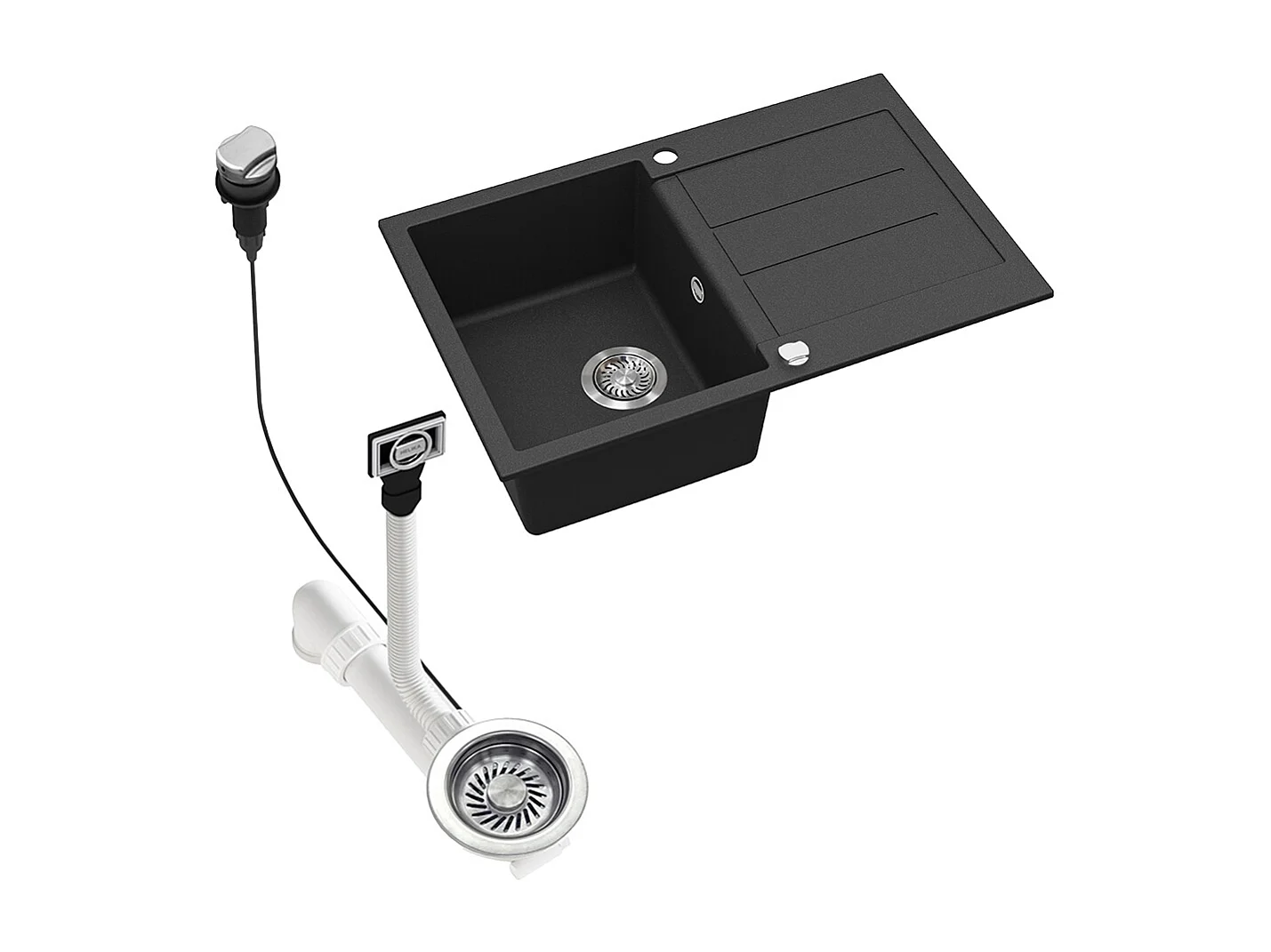 Evier noir 78x50x20 kapstadt