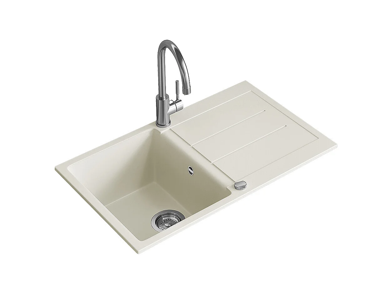 Spülbecken weiß 78x50x20 kapstadt