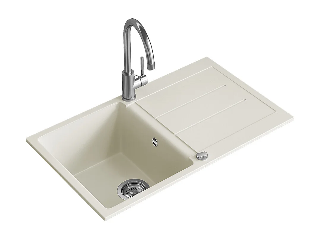 Spülbecken weiß 78x50x20 kapstadt