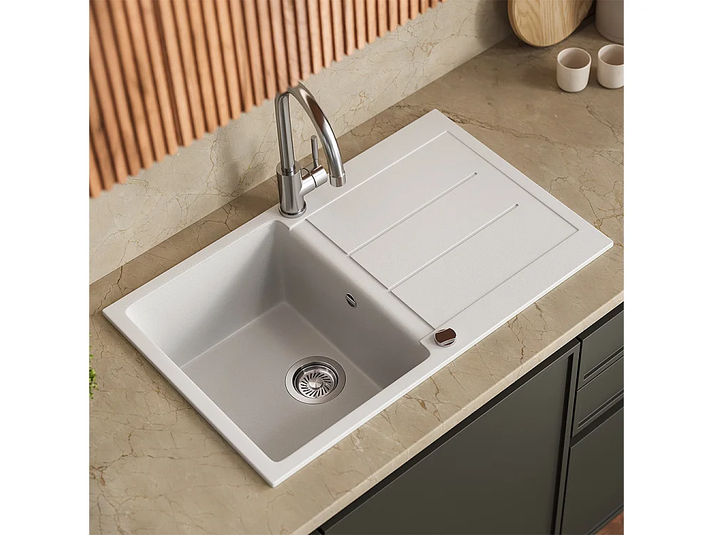 Evier blanc 78x50x20 kapstadt