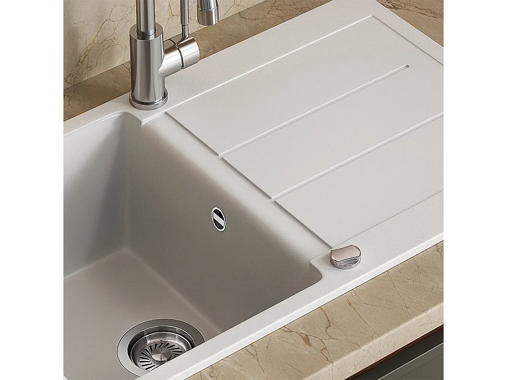 Evier blanc 78x50x20 kapstadt