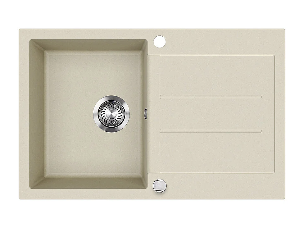 Spülbecken beige 78x50x20 kapstadt