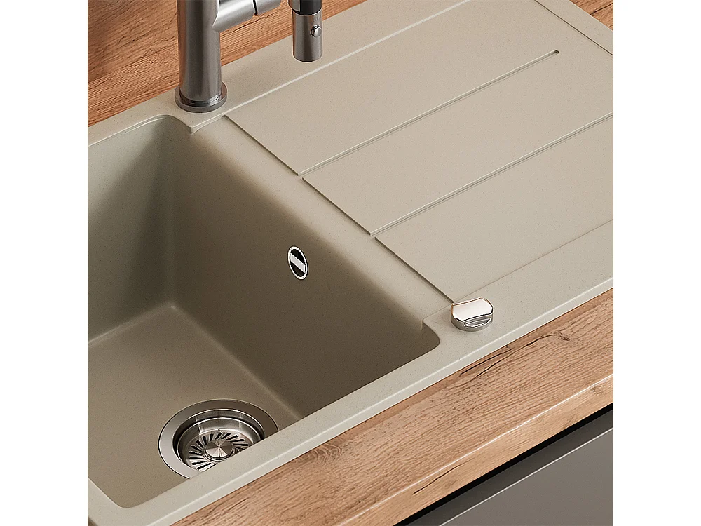 Spülbecken beige 78x50x20 kapstadt