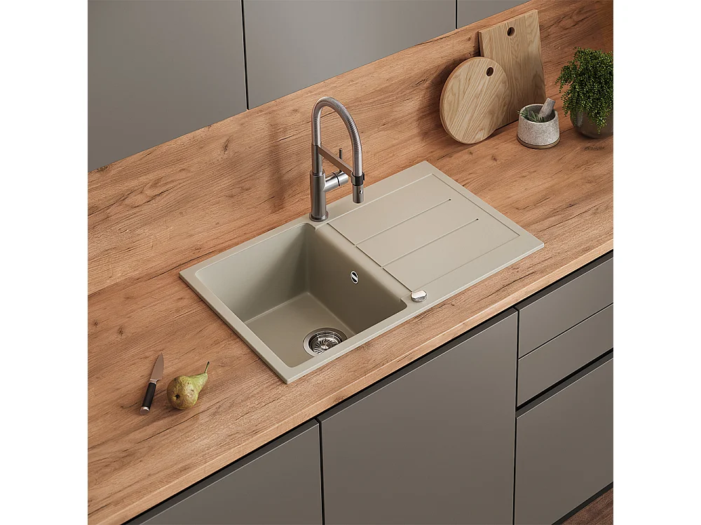 Evier beige 78x50x20 kapstadt