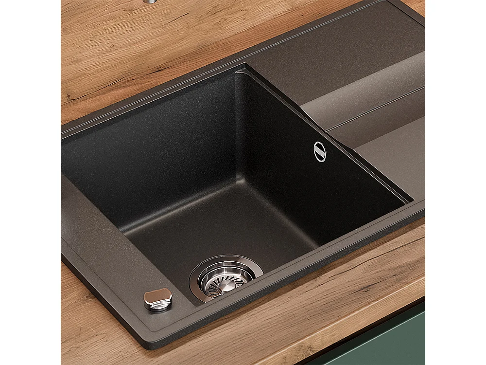 Evier noir 78x50x20 kyoto
